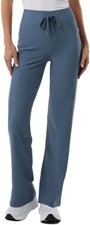 32 Degrees Cool Women's High-Rise Ribbed Active Flare Pants, Blue, Size XXL, New