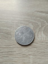 1889 Queen Victoria Jubilee Head Silver Double Florin Coin