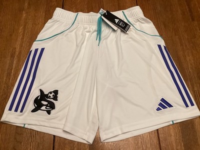 NWT's Adidas Seattle Sounders FC 2025 Authentic Shorts ''Orca'' Men's Size M $65