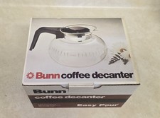 Bunn 8 Cup Replacement Glass Coffee Carafe Decanter Pot Black New Open Box