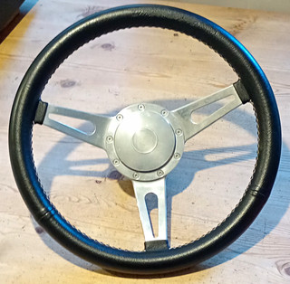 Landrover Defender Exmoor Trim Leather Steering Wheel