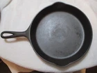 Antique VICTOR Fully-Marked Cast Iron Skillet No. 7 The Griswold Mfg. Co. 721