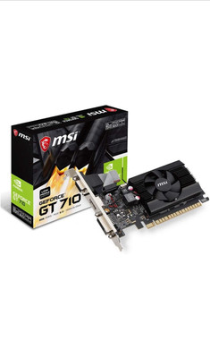 Gaming Geforce GT 710 2GB GDRR3 64-Bit HDCP Support Directx 12 Opengl 4.5 Single