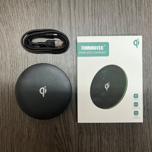 Chargeur sans fil rond sans fil certifié Qi TOMOROTEC - Photo 3 sur 8