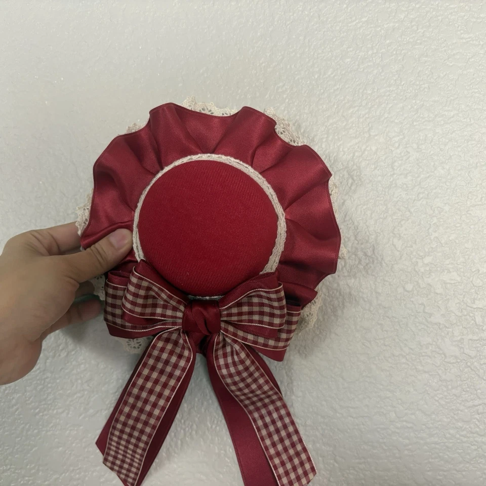Lolita Red hat hair decoration hair clips - Image 1 of 4