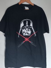 Vintage 90s Star Wars Darth Vader Tshirt Black Size Medium