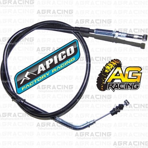 Apico Clutch Kabel Schwarz FüR Yamaha WR 450F WRF 450 2007-2015 Motocross Enduro-image