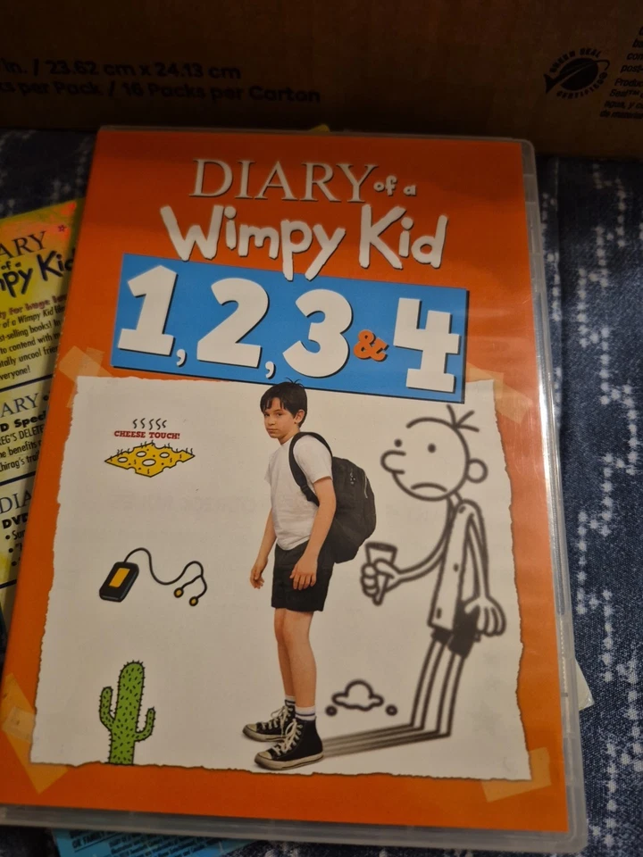 Diary Of a Wimpy Kid 1, 2, 3 & 4  DVD Set Of 4 (2010, 2011, 2012,2017)  - Image 3 of 4