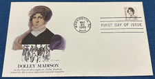 Dolley Madison First Day of Issue War of 1812 Saved National Treasures 1980 #6
