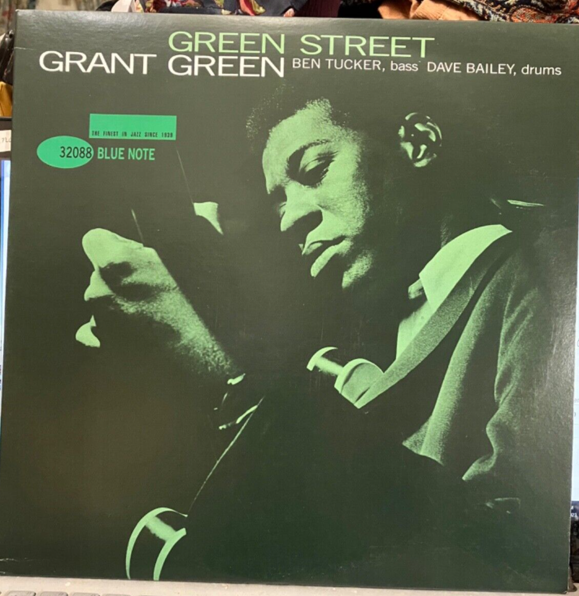 GRANT GREEN GREEN STREET JAZZ GUITAR BLUE NOTE REISSUE VINYL