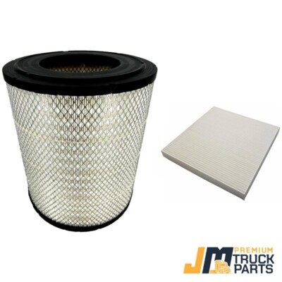 Engine & Cabin Air Filter Compatible with Freightliner Columbia, Coronado