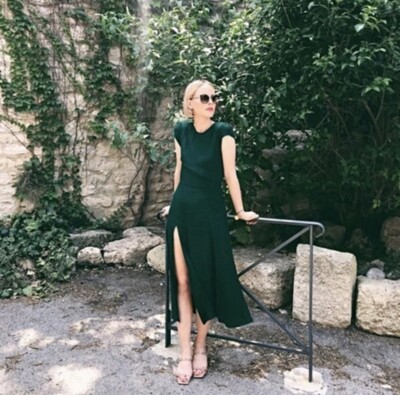 Reformation Gavin Emerald green Dress USsize8