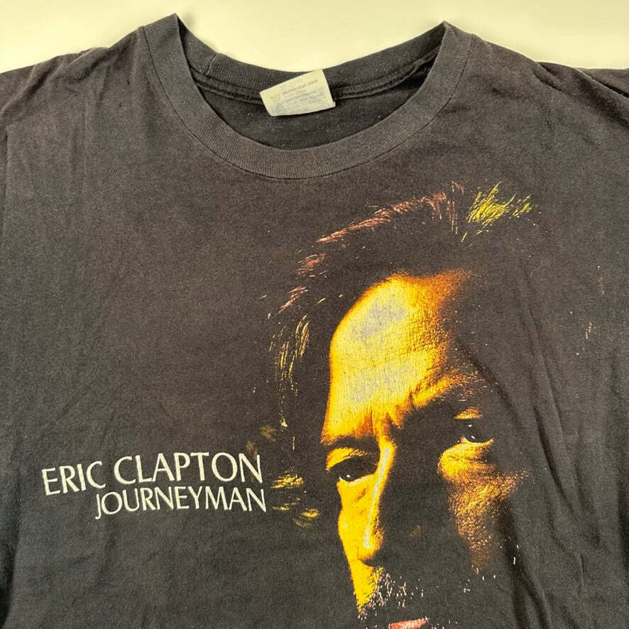 エリッククラプトン1990ジャーニーマンツアーオフィシャルビンテージスウェット Vintage 1990 Eric Clapton Shirt XL Journeymen | eBay
