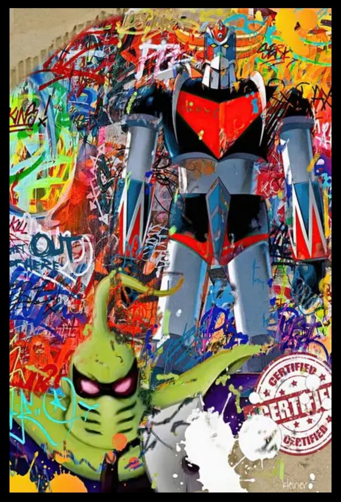 Poster Goldorak Grendizer en Toile pour Revivre la Nostalgie Récré A2