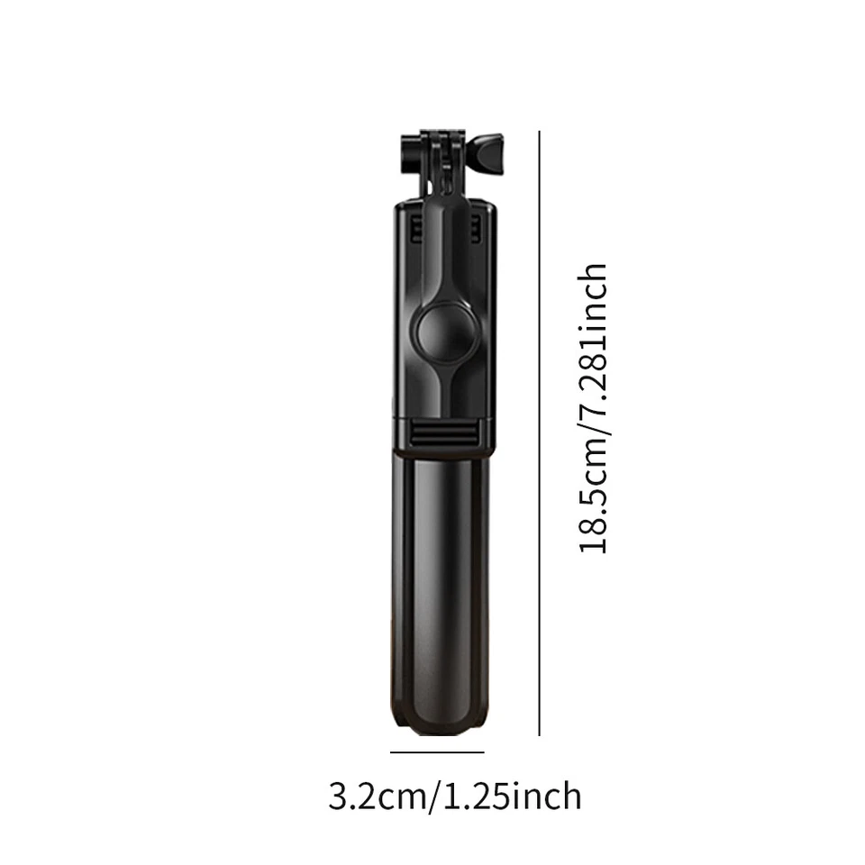 Selfie stick handheld live tripod stand, mini integrated selfie stick - Image 2 of 4