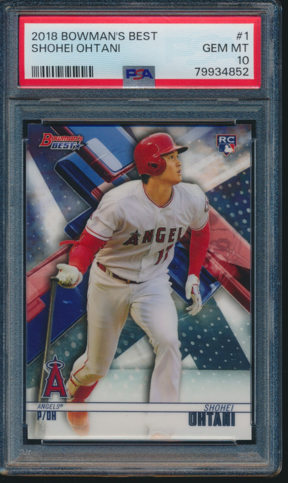 大谷翔平 2018 Bowman's Best 1998 psa10カード