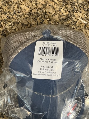 Sombrero trasero de malla con logotipo Columbia PHG, parche para perro color: azul talla: L/XL (nuevo con etiquetas) - Imagen 11 de 11