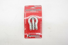 4 PC 5/16" Screw Pin Anchor Shackle Galvanized Zinc Plated 1500 Lbs D Ring TF