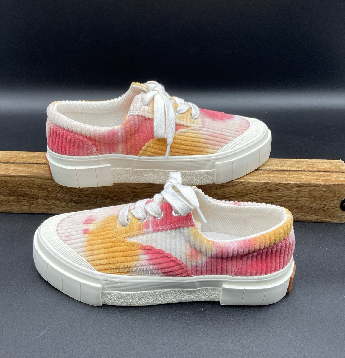 GOOD NEWS OPAL TIE DYE PINK/ORANGE SIZE US UK EU 38 NWOT