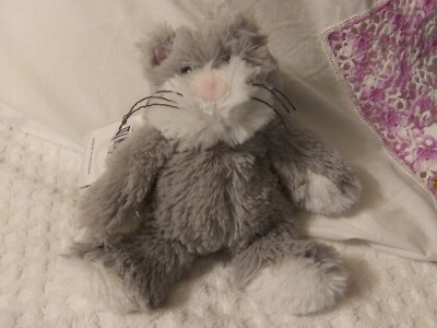 NWT Warmies Cat Plush Kitty Heatable Lavender scent Soft Stuffed