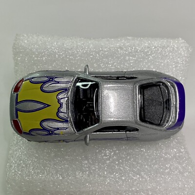 MotorMax (6012) Toyota Supra 1/64 Diecast Silver w/ Yellow