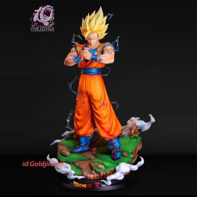Civilization Studio Dragon Ball Super Saiyan 2 Goku Resin Statue