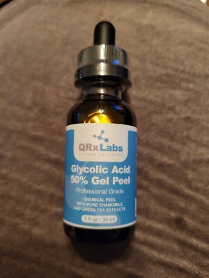 QRxLabs Glycolic Acid 50% Gel Peel (2 Bottles, 1 FL OZ Each)