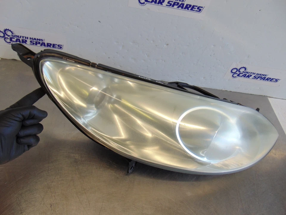 Faro delantero derecho peugeot 407 04-08 conductor lente 9660236080 Foto 3 de 4