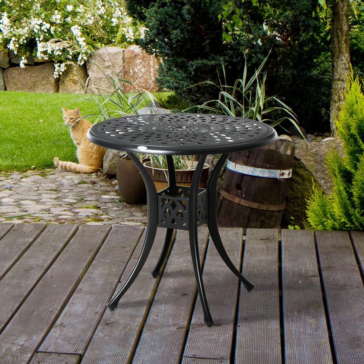 Cast aluminium garden table only deals