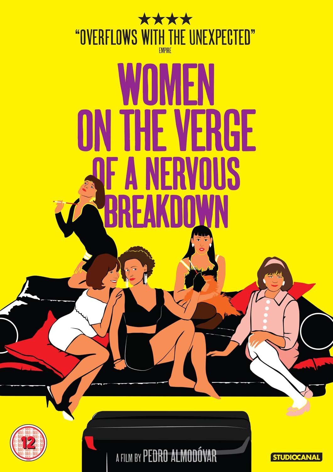Women on The Verge Of A Nervous Breakdown (DVD) Carmen Maura Antonio Banderas