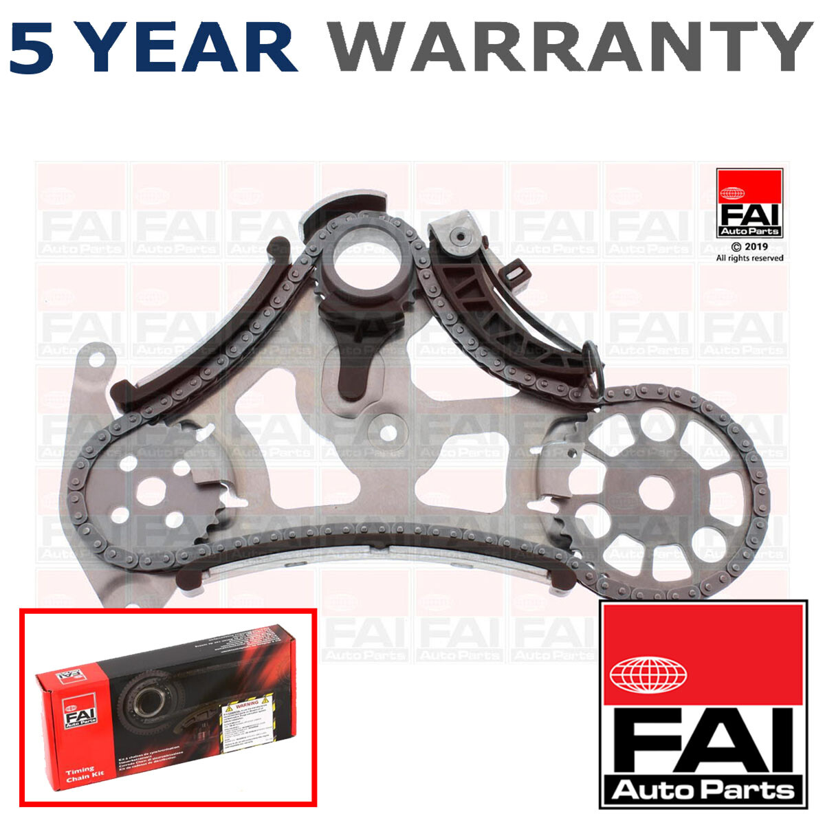Oil Pump Drive Chain & Tensioner Kit - 1.6 1.8 2.0 Petrol - VW Audi Seat Skoda