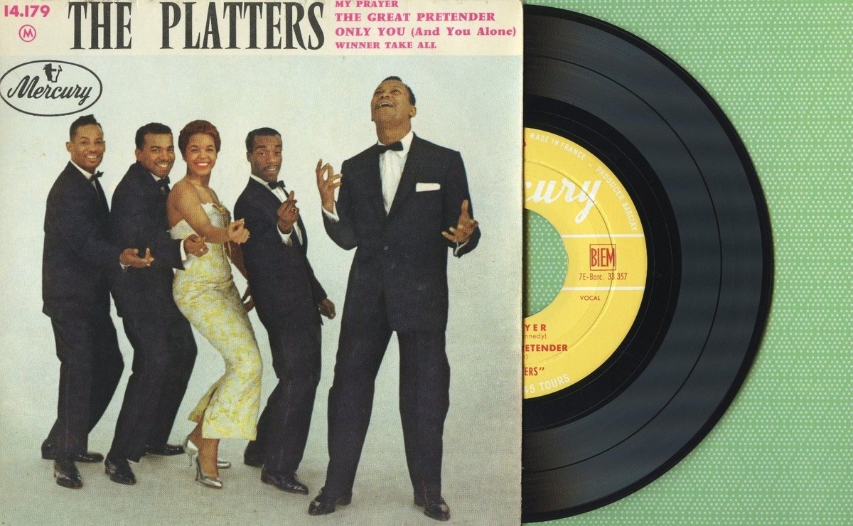 THE PLATTERS / The Great Pretender / MERCURY 14.179 Press