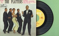 THE PLATTERS / The Great Pretender / MERCURY 14.179 Press France 1957 EP VG