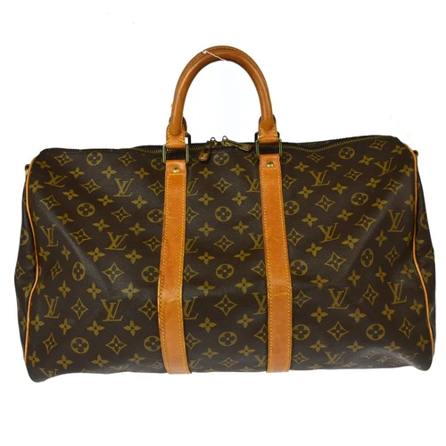 LOUIS VUITTON KEEPALL 45 BANDOULIERE HANDBAG MONOGRAM M41418 VI871 XX34534