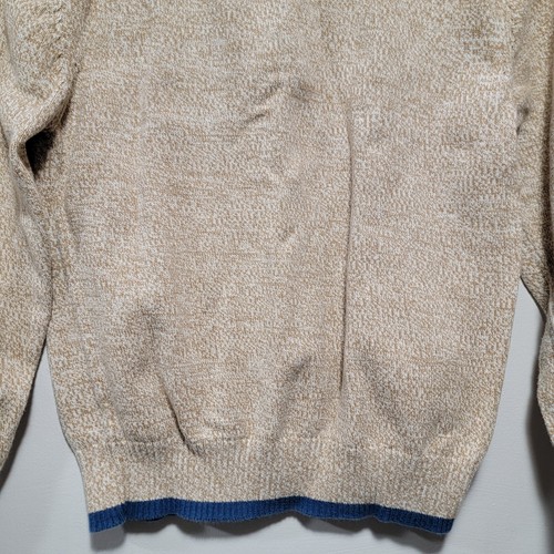 CHEROKEE Boys Sweater Size M (8/10) Tan Brown Crewneck Pullover Lightweight - Picture 7 of 11