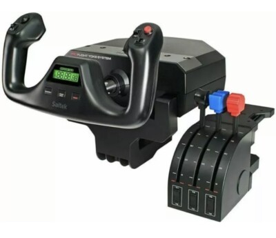Logitech Flight Yoke Throttle System - Black