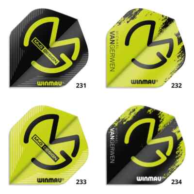 Winmau Mega MvG Michael van Gerwen Dart Flights