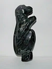 Vintage Plastic Climbing Monkey Toy Marx/ Jocko ? Gray Marble Swirl 6 3/4"