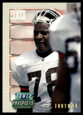 1993 Pro Set Power Update Power Prospects DAN FOOTMAN #PP52 Browns