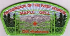 Crossroads of the West 2021 SA-6 75th Anniversary Camp Maple Dell Mint FREE SHIP