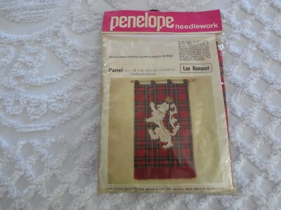Wm. Briggs & Co, Ltd. PENELOPE Needlework LEO RAMPANT PANEL Kit - 15-1/4'' x 26''