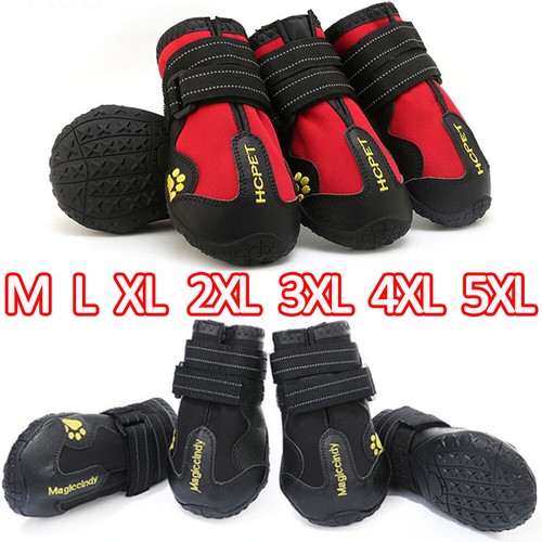 M5XL large dogs Pet Dog Rain Shoes WaterProof Boots Socks Rubber Non