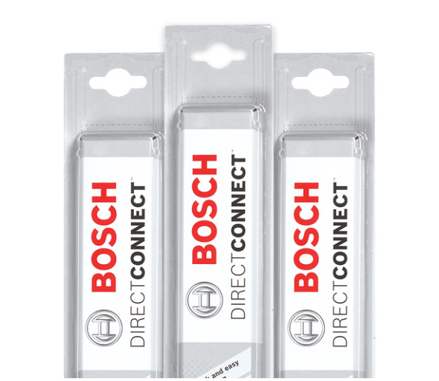 Bosch Direct Connect 3-Piece Wiper Blade Set 22 22 16 for Front and Rear-image