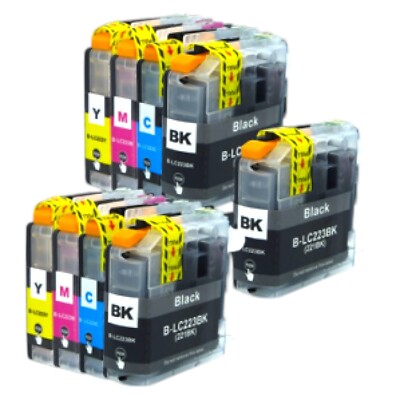 LC223 221 XL Tintenpatrone kompatibel Brother DCP J4120DW, J562 MFC J4420DW 9er Pack