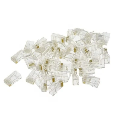 UNIFIX RJ45 ETHERNET CONNECTOR CRIMP PLUG CAT5 CAT5E NETWORK CABLE ENDS 100