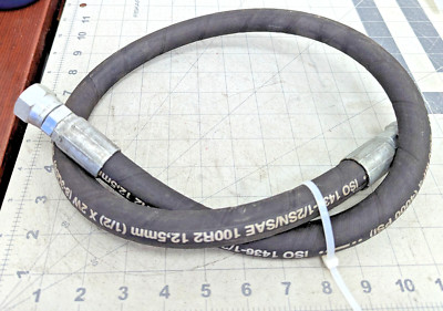 42  8AN ½  2 Stainless Steel Braid Hose Swivel Fittings 4000 PSI [C3B2]