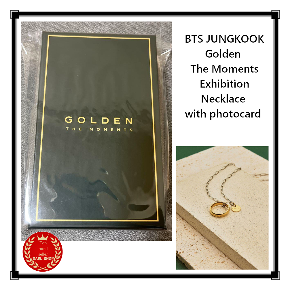 BTS ジョングク　展示会　ネックレス　GOLDEN : The Moments BTS JUNGKOOK ジョングク ネックレス GOLDEN THE MOMENTS 展示会