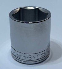 SK Hand Tools 26mm Shallow 6 Point 3/8in Driv...