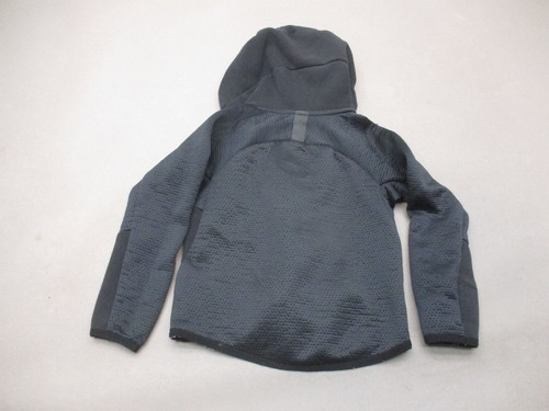 NIKE Size 3-4 YRS Boys Black Cotton Blend Full Zip Pocket Athletic Jacket 310 - Picture 6 of 7