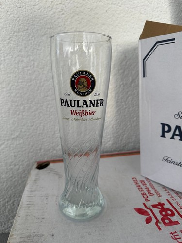 8x Paulaner Weißbier Bierglas Set Gläser München 0,5l Bar Kneipe, Sonderedition